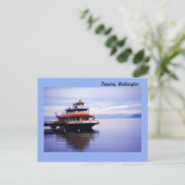 Ruston Tacoma Boat Briefkaart (Staand voorkant)