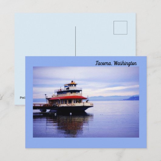 Ruston Tacoma Boat Briefkaart (Voorkant / Achterkant)