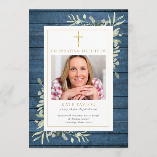 Rustoord Christelijke Uitvaart Liturgie Programmakaart (Voorkant)