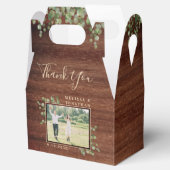 Rustoord Eucalyptus Botanisch Loof Foto Bruiloft Bedankdoosjes (Geopend)