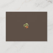 Rustoord Herbst Bos Baby Shower Bedankkaart Informatiekaartje (Achterkant)