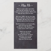 Rustoord Herdenkingskaart met Sympathie Gedicht en (Achterkant)