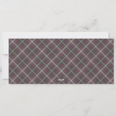 Rustoord kerstkaart met monogram en twee foto's (Achterkant)