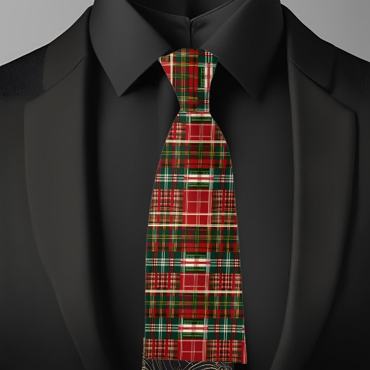 Rustoord Plaid voor de Feestdagen Stropdas