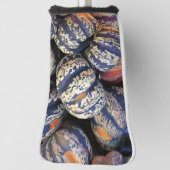 Rustoord Pompoenen met Strepen Golfheadcover (Draai 90)