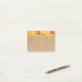 Rustoord Sinaasappel en Citroenen Persoonlijke Post-it® Notes (Op bureau)