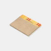 Rustoord Sinaasappel en Citroenen Persoonlijke Post-it® Notes (Schuin)