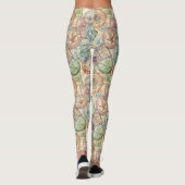 Rustoord Stempel Reispatroon (1) Leggings (Achterkant)