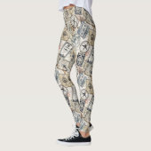 Rustoord Stempel Reispatroon (4) Leggings (Links)