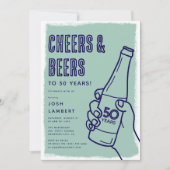 Rustoord Urban Doodle Proost & Biertjes Volwassene Kaart (Voorkant)