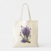 Rustoord Waterverf Lavendel Gietkan Tote Bag (Achterkant)