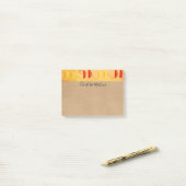 Rustoordig Sinaasappel en Citroenen Citrus Persoon Post-it® Notes (Op bureau)