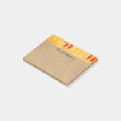 Rustoordig Sinaasappel en Citroenen Citrus Persoon Post-it® Notes (Schuin)