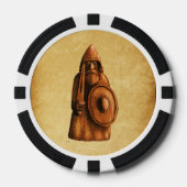 Rustoordige Viking Poker Chips (Voorkant)