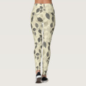 Rustoordruk Bladerenpatroon – Herfst Botanisch 7 Leggings (Achterkant)