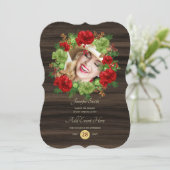 Rustoque Buffalo Plaid PHOTO Krans Modern ELKE GEB Kaart (Staand voorkant)