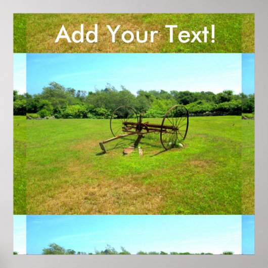 Rustoud Boerderij Poster (Voorkant)