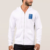 Rustplaats 400m Links Wegbord Hoodie (Voorkant)