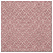 Rustrood damast stof (Swatch)