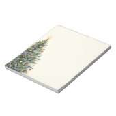 Rustwaterverf Kerstboom Kerstvakantie Notitieblok (Linkerzijde)