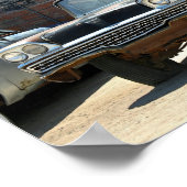 Rusty 1959 Classic Two-door auto Poster (Hoek)