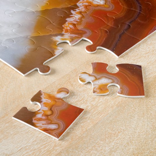 Rusty Amethyst Agate Legpuzzel (Zijkant)