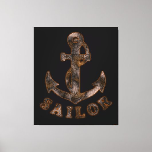 Rusty Anchor Canvas Afdruk (Voorkant)