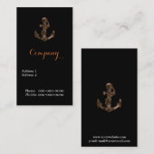 Rusty Anchor Visitekaartje (Voorkant / Achterkant)