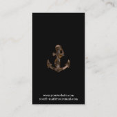 Rusty Anchor Visitekaartje (Achterkant)