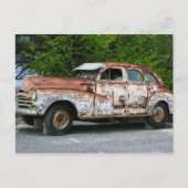Rusty Antique Car Briefkaart (Voorkant)