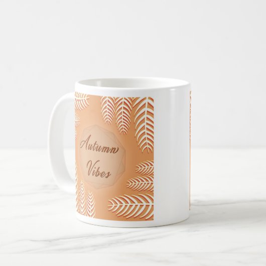Rusty Autumn Vibrations Koffiemok (Voorkant links)