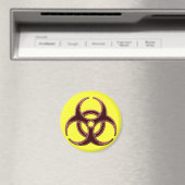 Rusty Bio Hazard Symbool Magneet (Insitu (Vaatwasser))