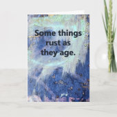 Rusty Birthday Kaart (Voorkant)
