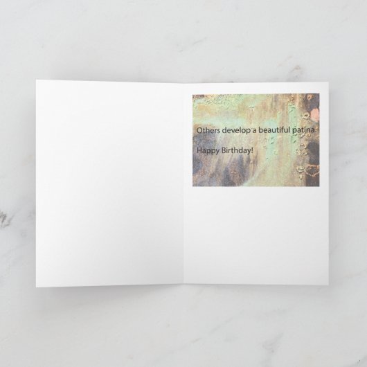 Rusty Birthday Kaart (Binnen)
