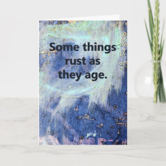 Rusty Birthday Kaart