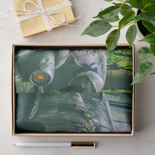 Rusty Black Car  20x30-decoupage Tissuepapier (Geschenk)