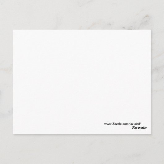 Rusty Blauwgroen blauwe muur Briefkaart (Achterkant)