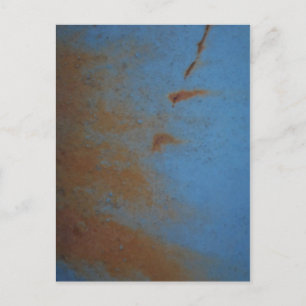 Rusty Blue achtergrond Briefkaart