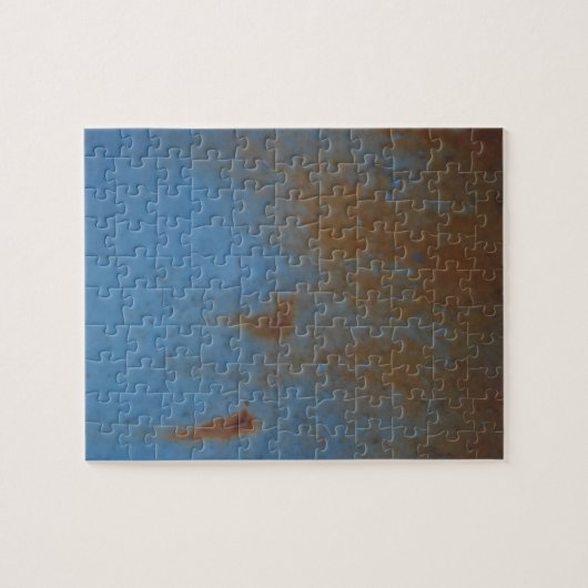 Rusty Blue achtergrond Legpuzzel (Horizontaal)