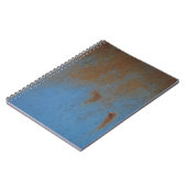 Rusty Blue achtergrond Notitieboek (Linkerzijde)