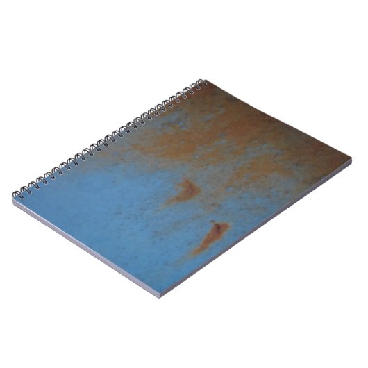 Rusty Blue achtergrond Notitieboek (Linkerzijde)