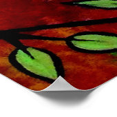 Rusty Blue Bird Poster (Hoek)