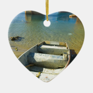 Rusty Boat Keramisch Ornament