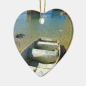 Rusty Boat Keramisch Ornament (Links)