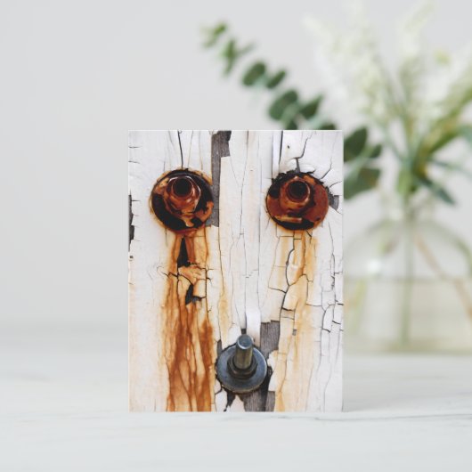 Rusty Bolts Nuts and Peeling Paint - FUNNY Briefkaart (Staand voorkant)