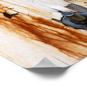 Rusty Bolts Nuts Peeling Paint Poster (Hoek)