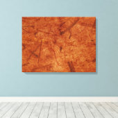 Rusty Brown Banana Paper Wrapped Canvas print (Insitu (Houten vloer))
