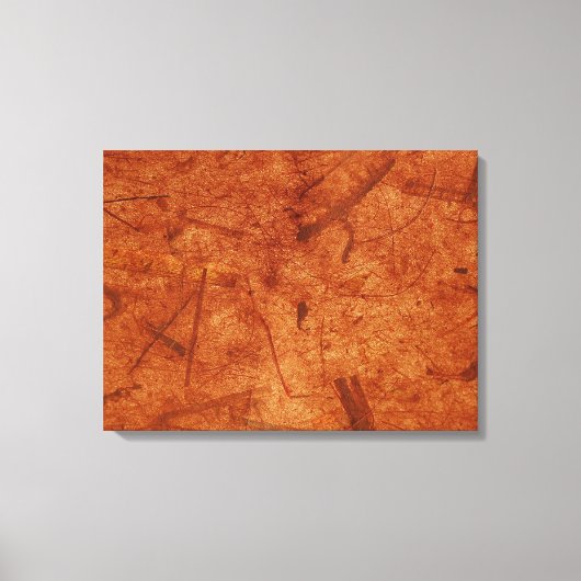 Rusty Brown Banana Paper Wrapped Canvas print (Voorkant)