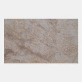 Rusty Brown Marble Rectangle Sticker (Voorkant)