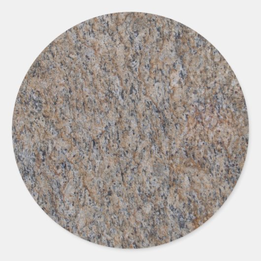 Rusty Brown Marble Round Sticker (Voorkant)